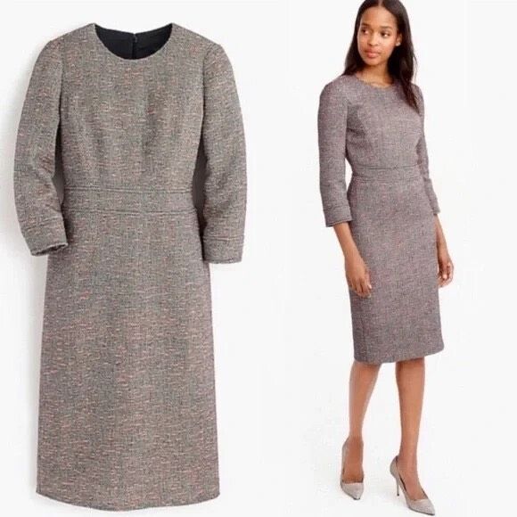 J.Crew Dresses & Skirts - NWT J. Crew Tweed Gray Wool Blend Size 4